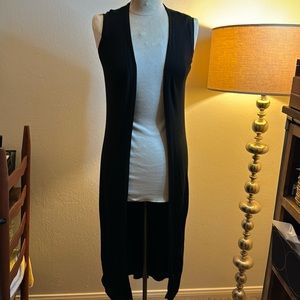 White House Black Market long sweater vest
